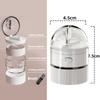 Portable 2-in-1 Pill Box with Pill Cutter for Cutting Small Pills or Large Pills In Half & Quarter Travel Pill Organizer Case