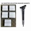 For DENSO CRIN G4 GM Injector Residual Air Gap Solenoid Valve Travel Adjusting Washer Gaskets 295700-0550 23670-0E010