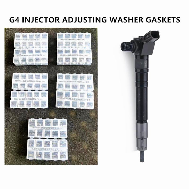 For DENSO CRIN G4 GM Injector Residual Air Gap Solenoid Valve Travel Adjusting Washer Gaskets 295700-0550 23670-0E010