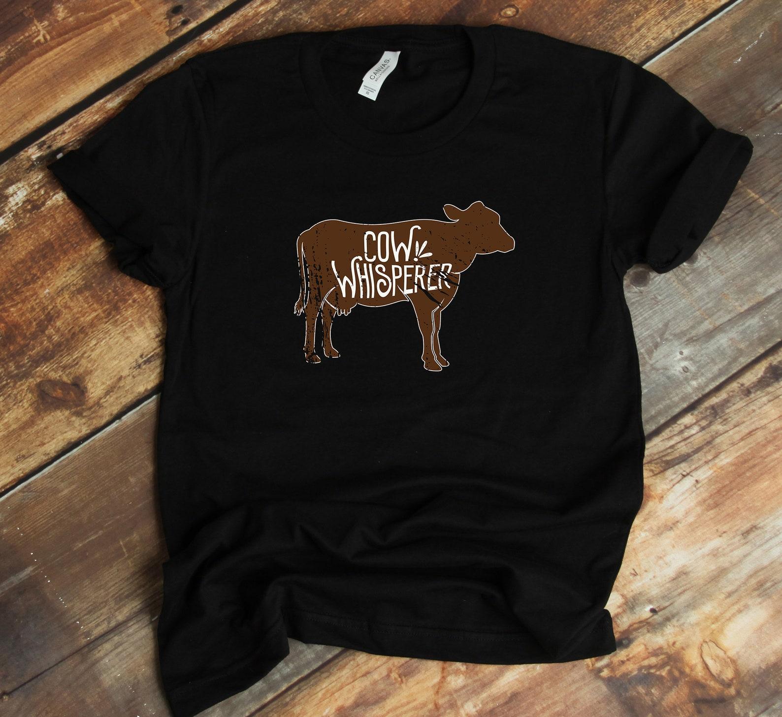 Cow Whisperer T-shirt - Gift For Cow Lover - Cow Lovers Gifts - Cow Lover T-Shirt - Cow T-Shirts - Cows T Shirt - Cow Lover T-shirt S