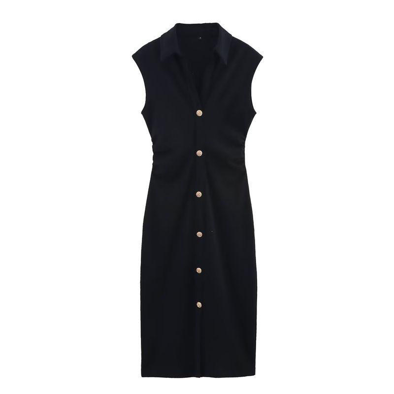 Kaslead New Women clothes Western Style Fashion Simple Pique Shirt Style Dress 3644176