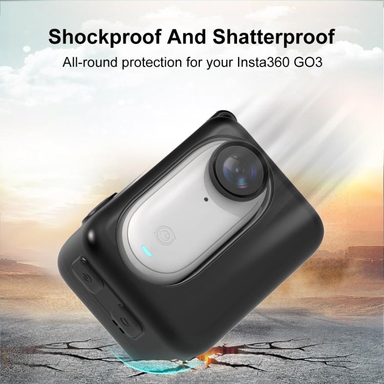 For Insta360 GO 3 / GO 3S PULUZ Camera Charging Case Silicone Case