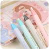 Pen Style Press Pencil Eraser Writing Pencil Rubber New Design Retractable Eraser  Student