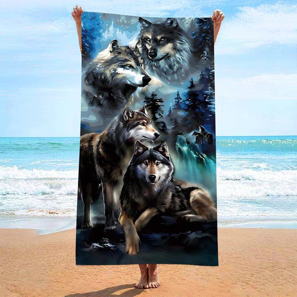 70x140 Microfiber Custom Printed Beach Towel - Absorbent & In Stock