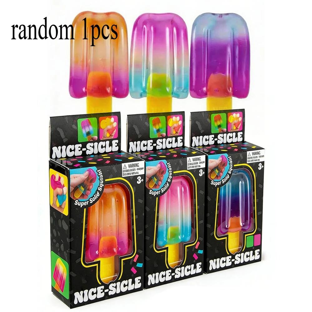 1 шт. Цвета случайныеschylling Needoh Милый куб Сенсорный Nice-Sicle Снятие стресса Мягкий куб Антистресс Сжимаемый объект Для F