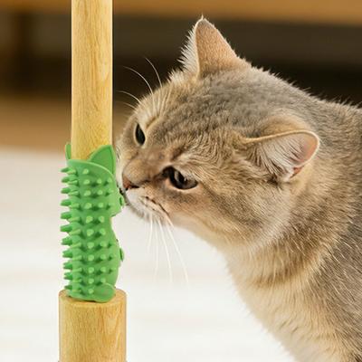 Cat Table Leg Face Scratcher Adjustable Indoor Cats Silicone Self Groomer Massage