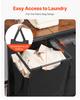 VEVOR 3 Section Laundry Sorter, Large Laundry Hamper with Metal Frame and Wooden Tabletop