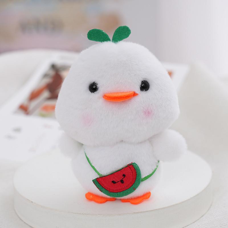 Cute Cartoon Duck Plush Toy Charming Backpack Pendant For Girls