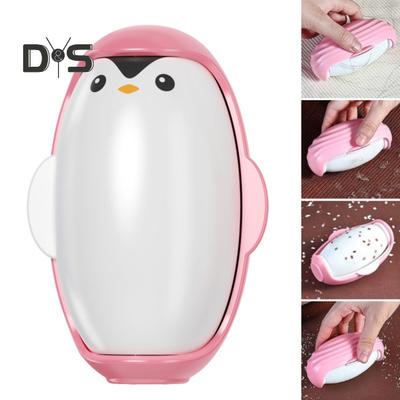 1/2 Stück Fusselrollerball in Pinguinform, wiederverwendbarer Tierhaarentferner, kompaktes, reisefreundliches Design, leistungsstarkes Reinigungswerkzeug zur Haarentfernung