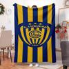 Luqueno Club Emblem Blanket Outdoor Flannel Blanket for Camping, Hiking, Garden Parties, Picnic Essentials,gift for family and friends