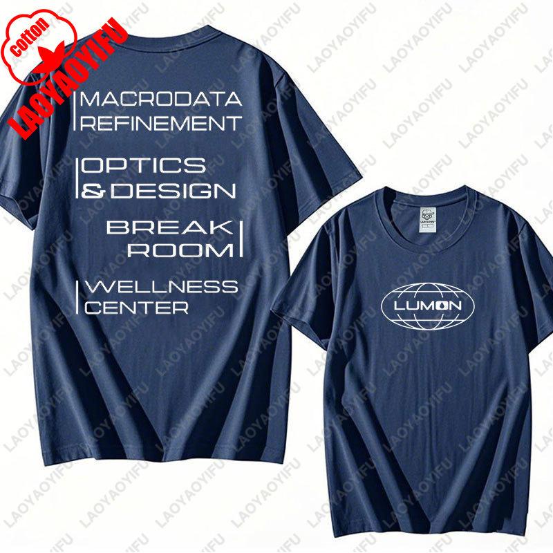 Vintage Lumon Macrodata Refinement Severance Tees Retro Severance TV Show Cotton Tshirt Summer Retro Trend Cool Unisex T Shirts