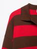 Maglione Polo a Righe in Maglia Stile Chic Francese da Donna - Top Autunno/Inverno