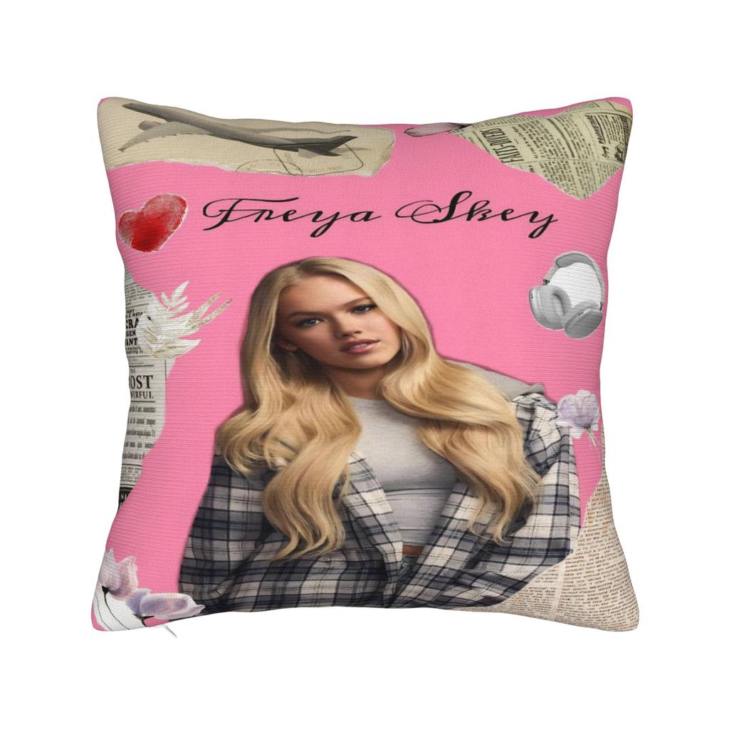 Trendy Living Room Freya Skye Singer Tour 2026 Decorations Pillowcase Accessories Pillow Cover Square Multi Size