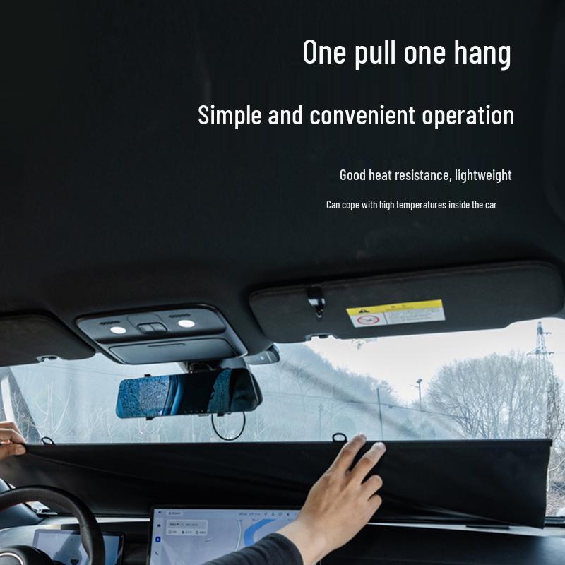 Car Sunshade Umbrella - Windshield Heat Insulation & UV Protection, Sun Shade Window Curtain for Car Interior