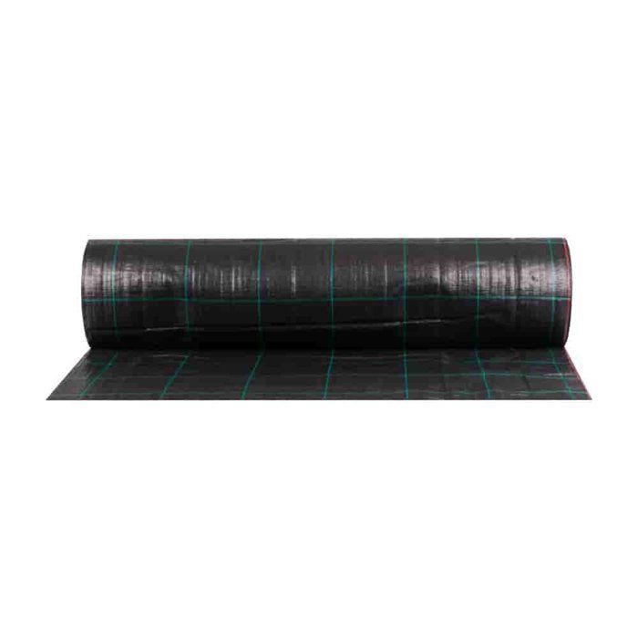 Toile de Paillage 100g/m², 1,5m x 100m – Anti Mauvaise Herbe, Film de Paillage Professionnel