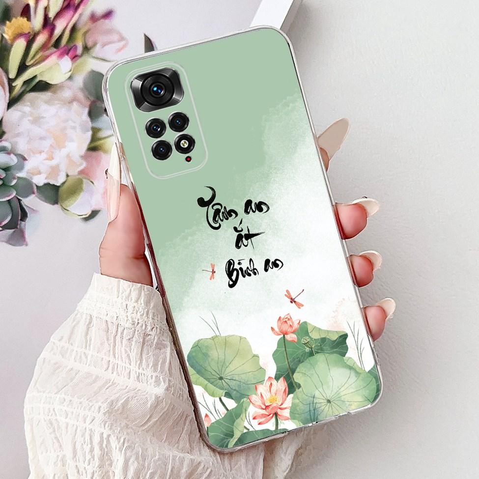 6,43" Für Redmi Note 11 4G Global Klare Hülle Für Redmi Note 11s Hülle Mode Luxus Blumen Süße Cartoon Bemalte Weiche TPU Hülle
