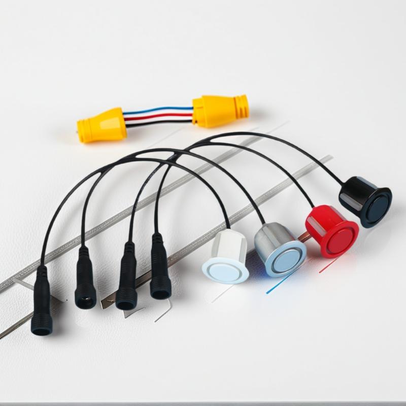 Car Parking Sensor 18.8mm Reversing-Radar Probe Upgrade Cable Car Reverse Parking Waterproof Sensor Sound