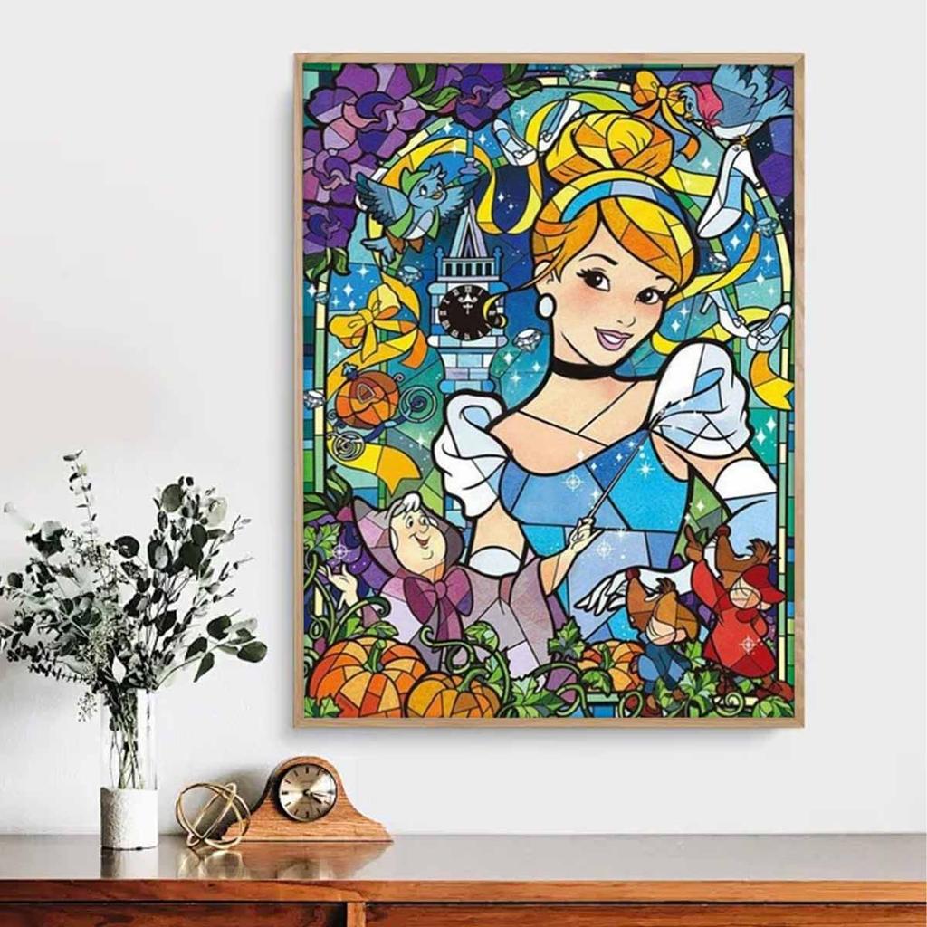 5D Diy Diamond Painting The Princess and The Castle Full Drill Rhinestones Mosaic Embroidery Handmade Products Home Decor Gift
