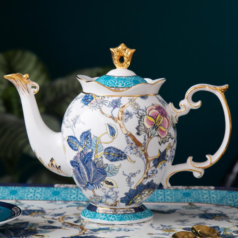 Bone China Water Set Gift Box Light Luxury Coffee Cup Saucer Afternoon Tea Set Household English Flower Tea High-End Exquisite Gift