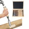 6Pcs Wood Chisel Set for Woodworking CRVSteel with Wood Handle In Wooden Presentation Box