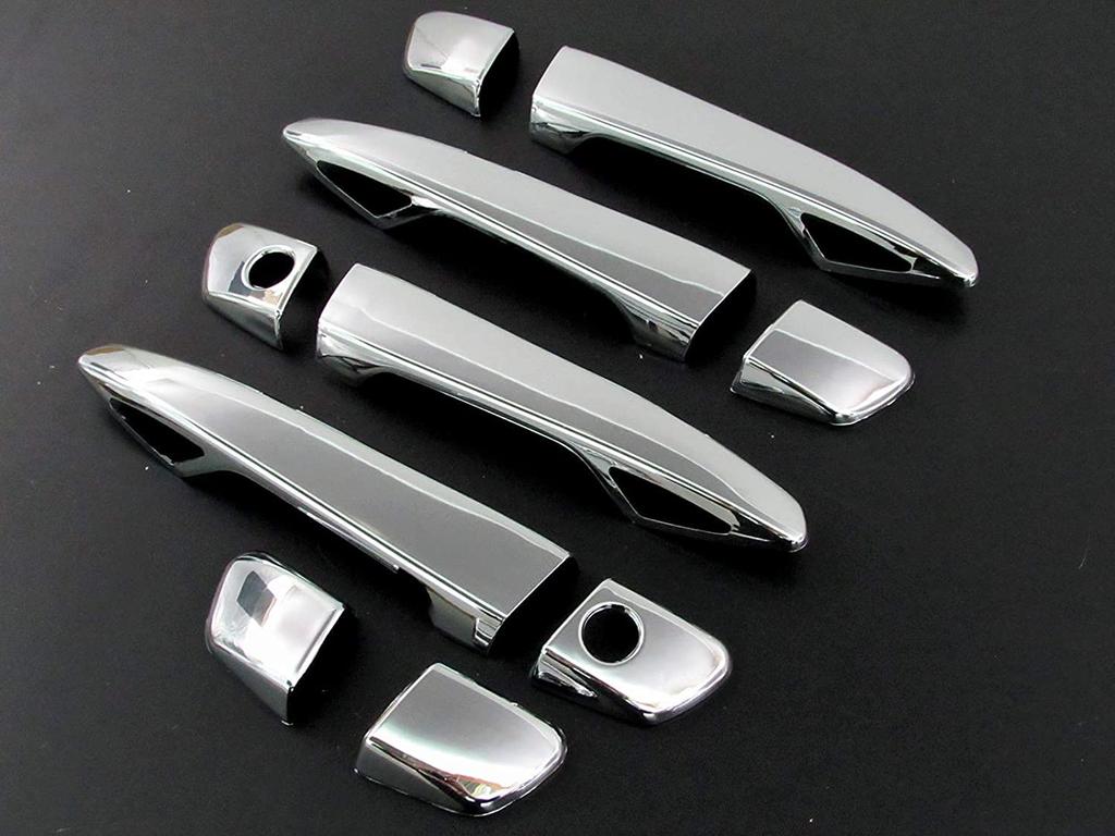 BRIGHTZ Chrome Door Handle Cover Knob Full Cover Type for CT200h ZWA10 LEXUS CT CT200 200 ZWA A10 10 16056 [RX270-NOBU-FS-A0B2C1D2]