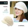 Women's Fashion Autumn and Winter Knitted Duck Tongue Wool Hat Casual Versatile Rabbit Fur Hat Tide Winter Korea Warm