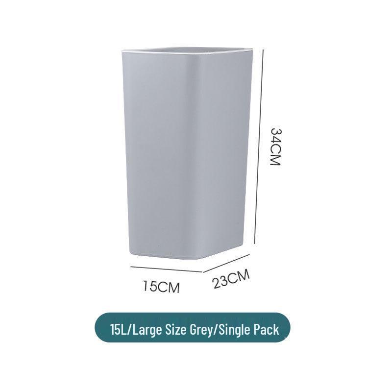 Søppelbøtte med trykknapp-popup-lokk for kjøkken, bad eller restaurant