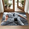 Cristiano Ronaldo Design Kristall Samt Teppich Weiche Dekorative Matte für Schlafzimmer Eingang