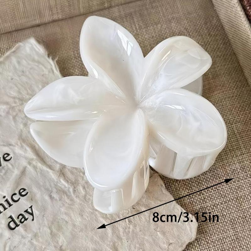 Tyrande Stumpfe Blume Griff Frisch und Süß Eierblume Hinterkopf Scheibe Haar Hai Clip Haarschmuck