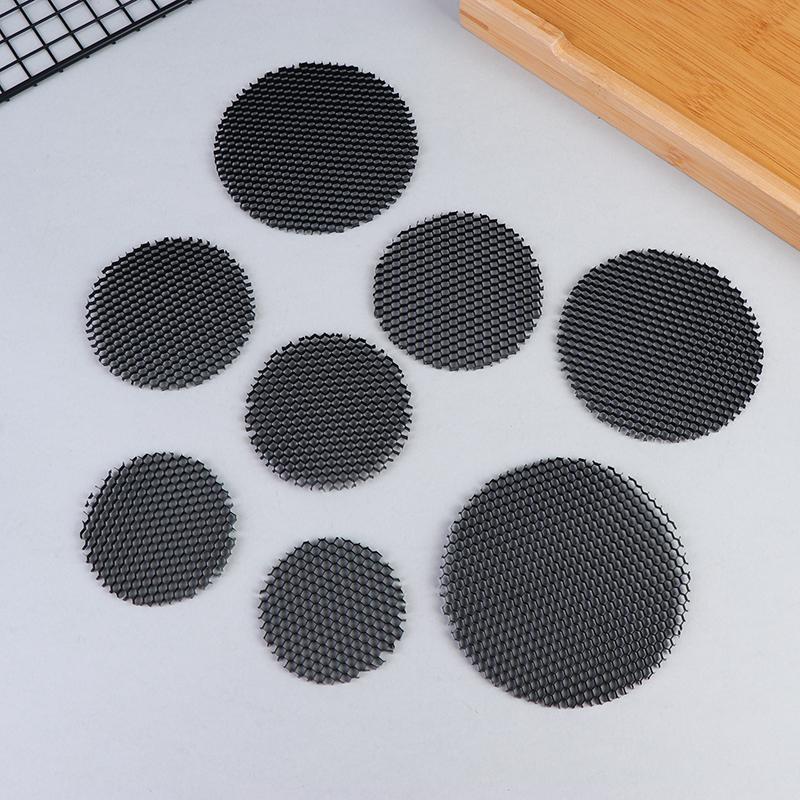 Led Soft Light Shade Hood Downlight Spotlight Round Honeycomb Mesh Cover Black Anti-Glare Anti-Dazzling Light Aluminum
