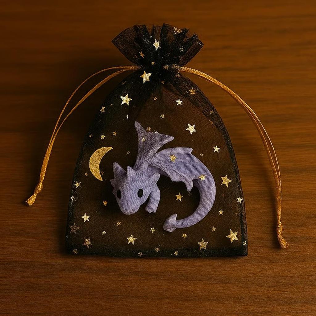 Support Dragon Adoption Kit, Handmade Pocket Support Dragons Figurine, Small Collectible Dragon's Sculpture