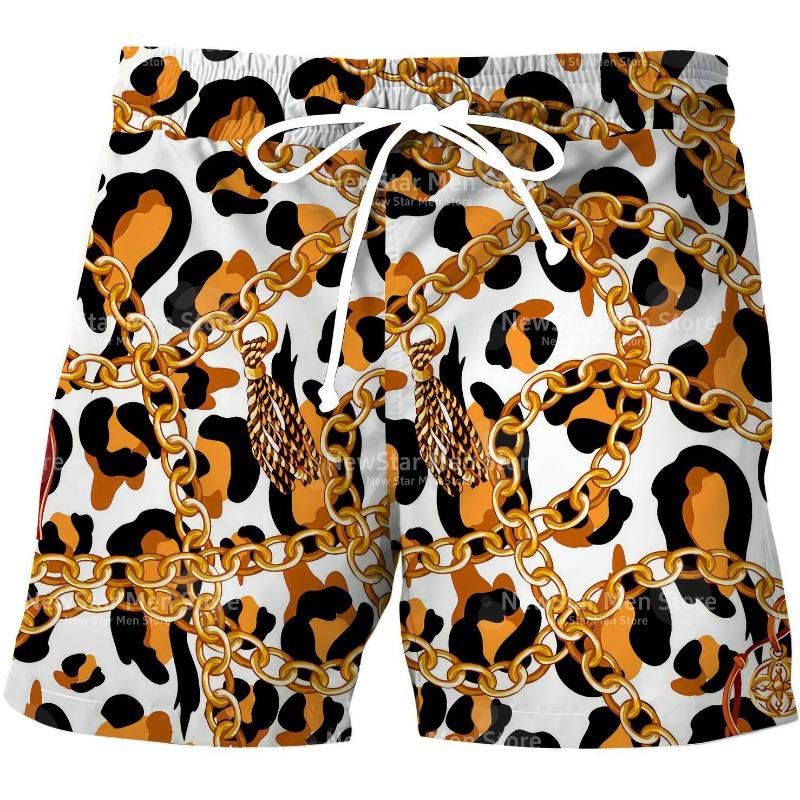 Cartoon Music Colorful Graffiti Beach Shorts Men 3d Print Swim Trunks Summer Surf Board Shorts 80s 90s Street Short Pants