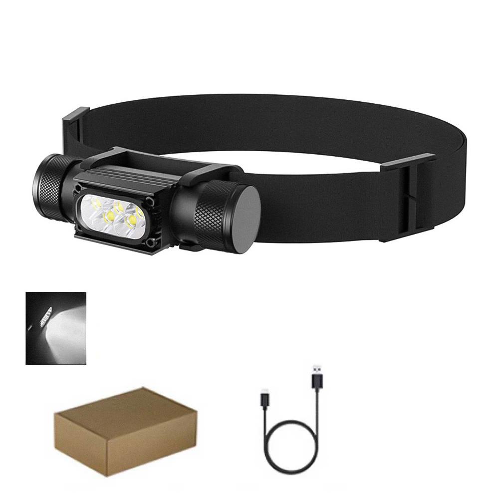 

Мини светодиодный налобный фонарь 1920LM Белый 7000-8000K Фонарик 18650 Память Налобный фонарь USB Type-C Налобный фонарь Вспышка Фонарик