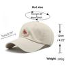 Small Watermelon Embroidered Adult Cotton Baseball Cap For Men And Women Outdoor Travel Sunshade Sunscreen Cap