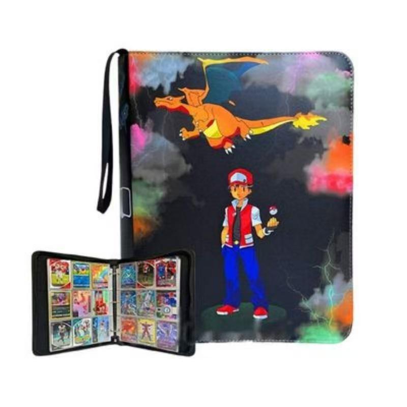 Pokémon Card Collection Book: 4-Grid & 9-Grid PU Game Album