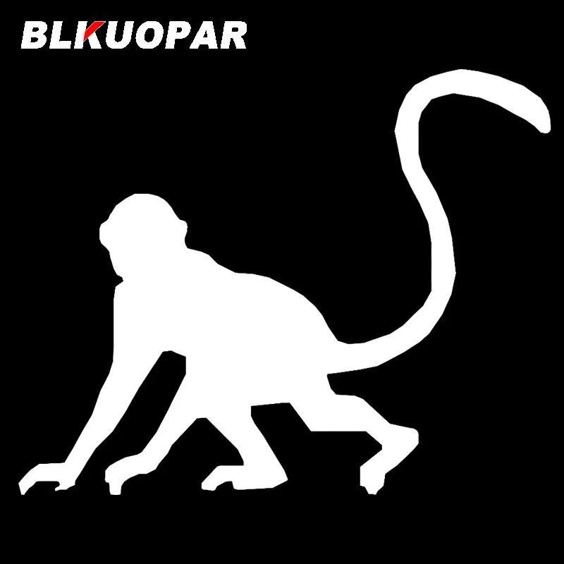 BLKUOPAR For Monkey Silhouette Clipart Car Stickers Creative Personality Decals Refrigerator Helmet Decor Car Label DIY