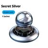Solar-Powered Basketball Rotating Car Aroma Diffuser Auto Air Freshener Plant-Based Scent Diffuser for Car Interior Decoration