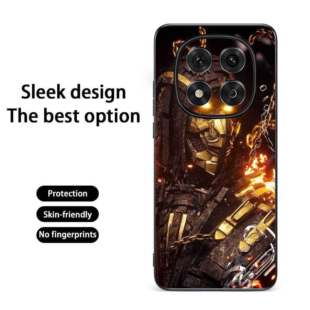 Mor-tals Kombat fashion game design Phone Case For Redmi Note 14 13 12 11 Pro Plus S 5G 14C A3 Soft Black Phone Cover