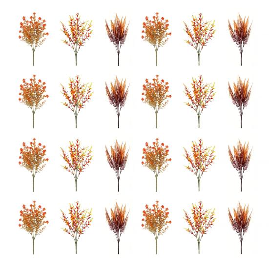 Autumn Artificial Flowers Outdoor Fake Plants UV Resistant Faux Flower In Bulk for Hanging Planters Porch Garden Vase Window Box