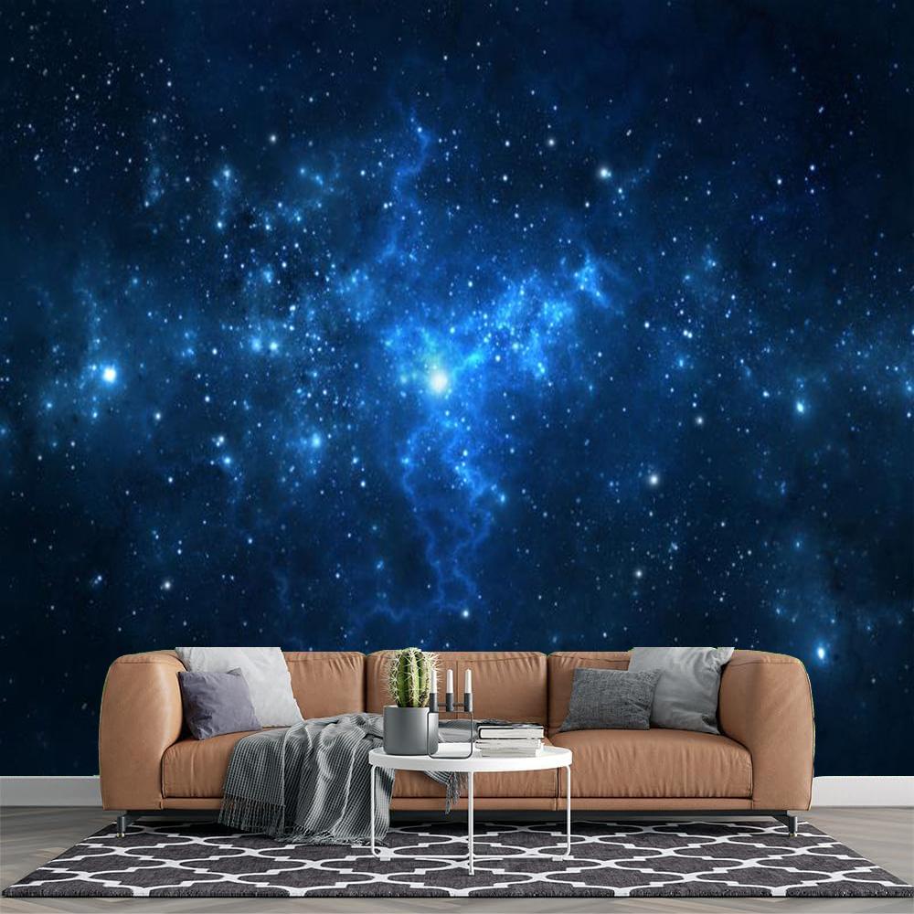 

Galaxy Wallpaper Ceiling Starry Sky Mural Universe Wall Mural Home Decor 200 cm(W) x 140 cm(H)
