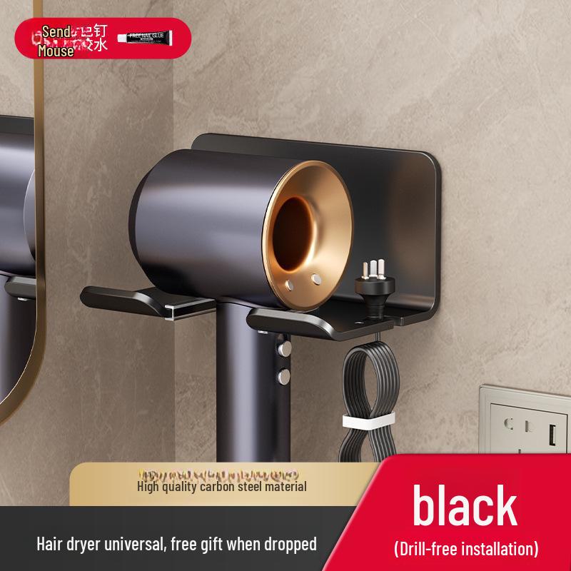 

Настенный кронштейн для фена для ванной комнаты без перфорации