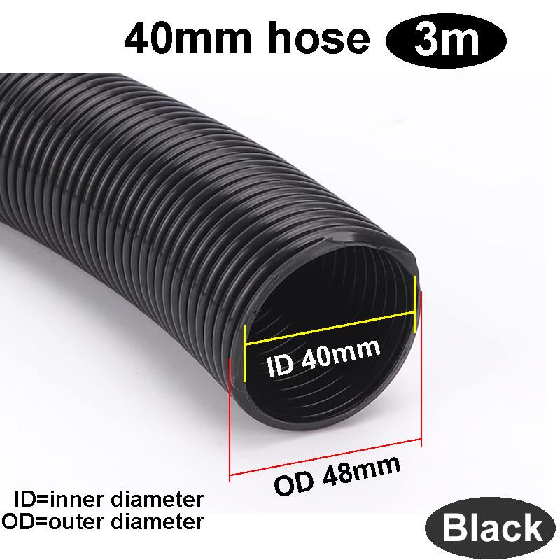 Threaded Hose Inner 40mm Outer 48mm Extension Connector Two-way Connector Vacuum Cleaner Hose Accessories