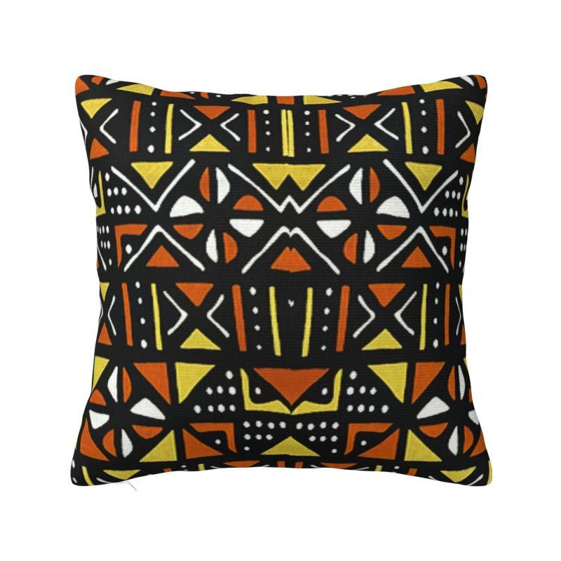 Afrikaanse Etnische Ankara Stijl Kussenhoes x cm Polyester Zachte Plaid Kussenhoes Voor Bank Zitdecoratie Beddengoed Kussensloop