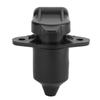 Black Plastic 3 Pin Trailer Socket Wiring Connector Adapter for Trailer