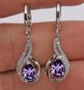 Teardrop Zircon Diamond Stud Earrings: Elegant, Simple, and Versatile Jewelry for Women