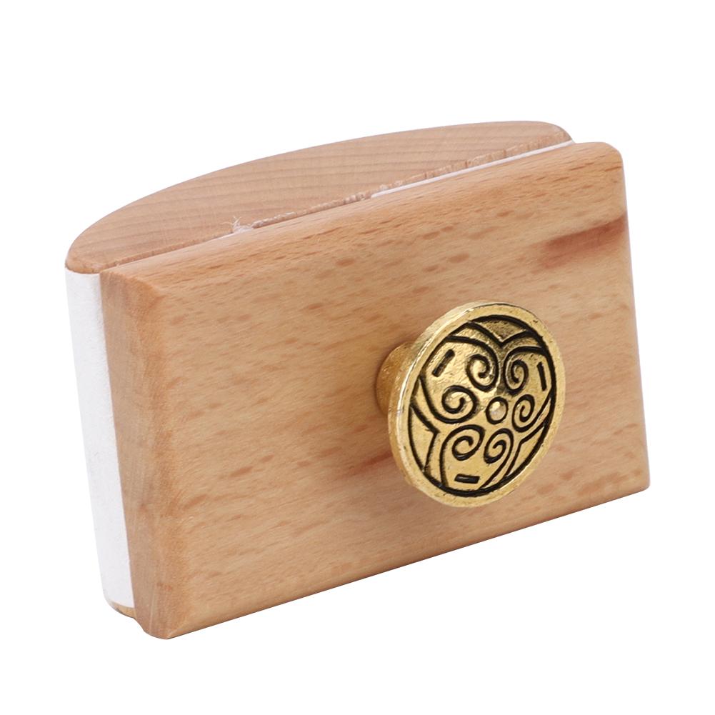 Ink Absorption Seal Calligraphy Wooden Seal Stamp Ink Quick Drying Tool(Wood Color )