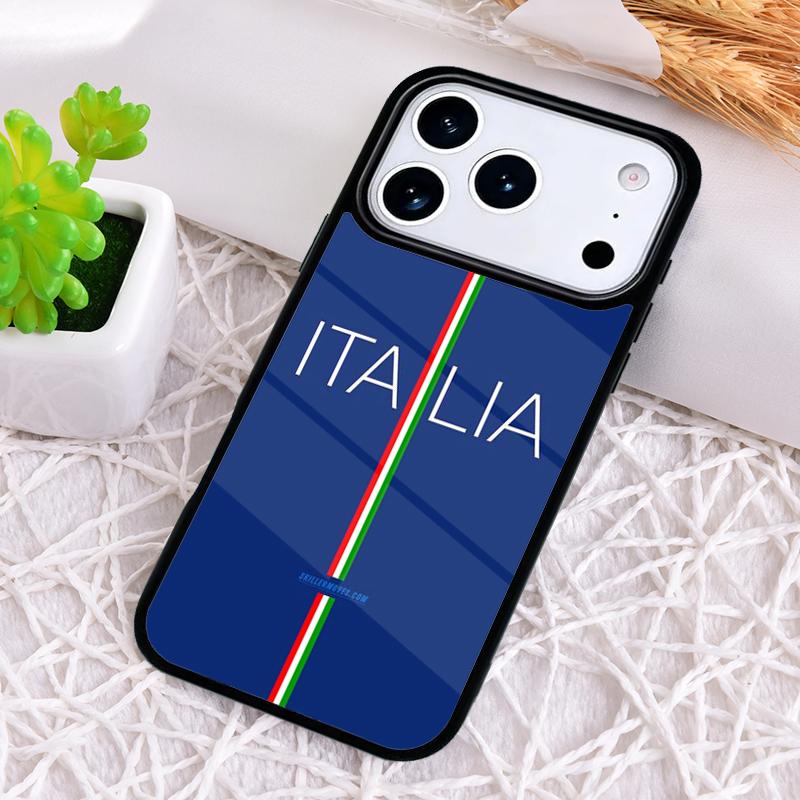 Italy Flag soft Phone Case for iPhone 17 Air 16 15 11 12 14 13 Pro Max Shockproof Cover