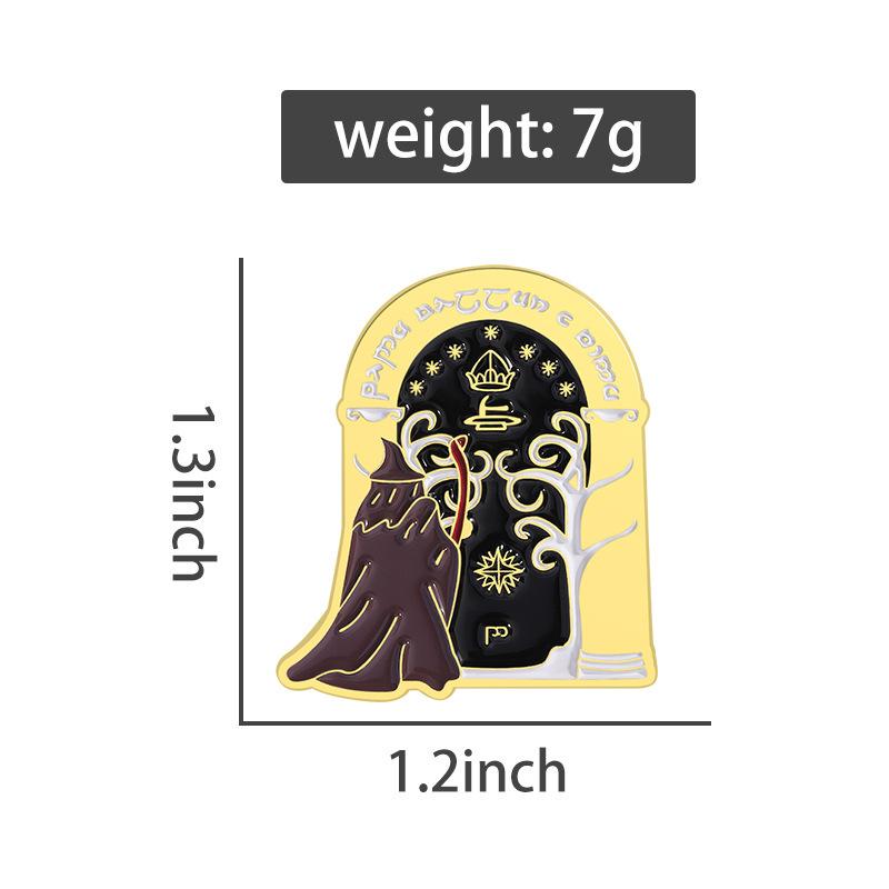 Movie-Related Enamel Pin Brooch Badge For Bags Jeans Hoodies Denim Lapel Pin Jewelry Kids Best Party Weddinggift