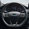 For Ford Fiesta MK8 2017-2019 Focus 4 MK4 2019-2025 Steering Wheel Panel Trim Frame Decoration Sticker Cover Accessories