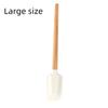 White Silicone Cream Spatula Non-stick Pastry Blenders Wood Handle Chocolate Butter Baking Scraper Kitchen Cake Mixer  Kitchenware Set